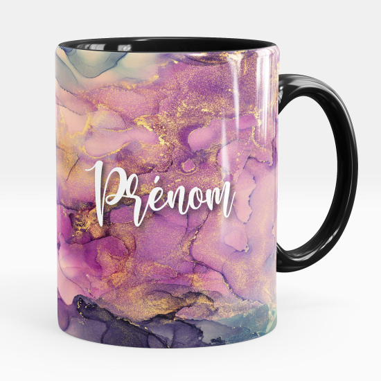 Personalized Mug - Marbled effect