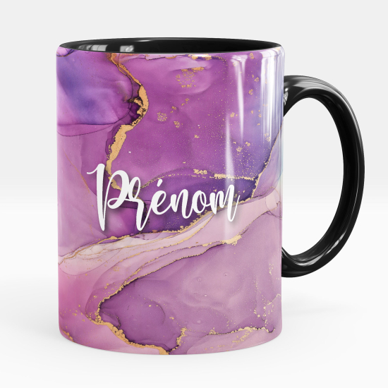 Personalized Mug - Marbled effect