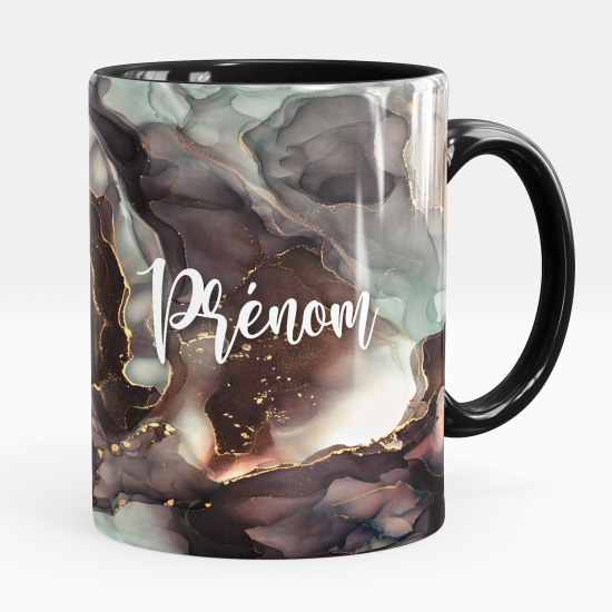 Personalized Mug - Marbled effect