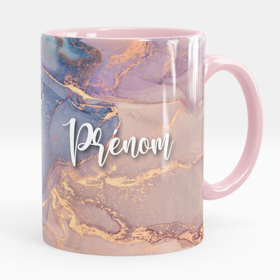 Personalized Mug - Marbled effect