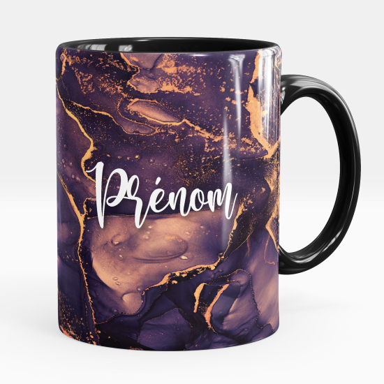 Personalized Mug - Marbled effect