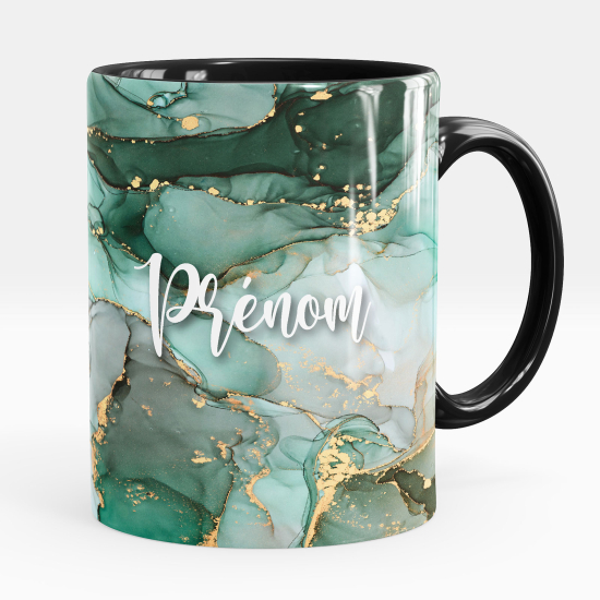 Personalized Mug - Marbled effect