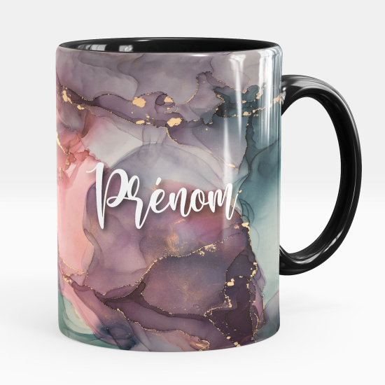 Personalized Mug - Marbled effect