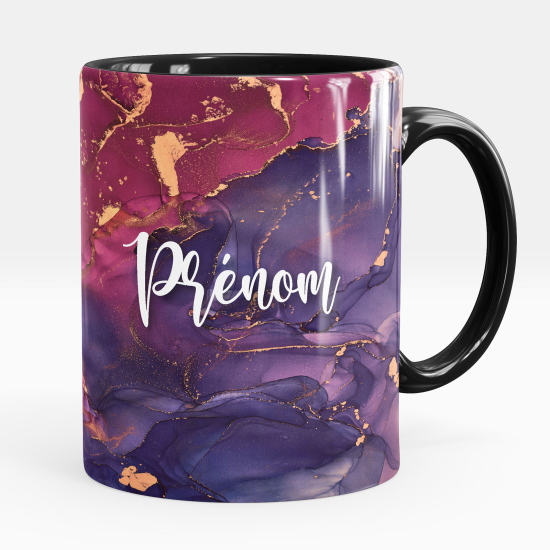 Personalized Mug - Marbled effect