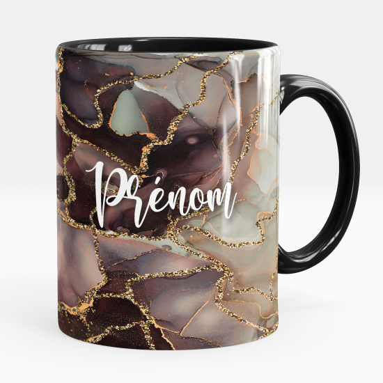 Personalized Mug - Marbled effect