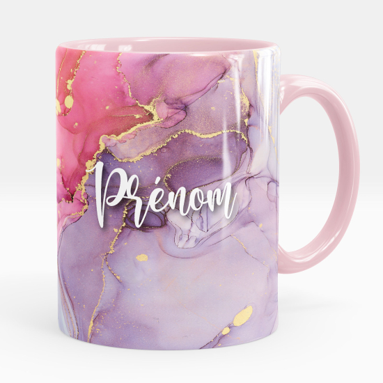 Personalized Mug - Marbled effect