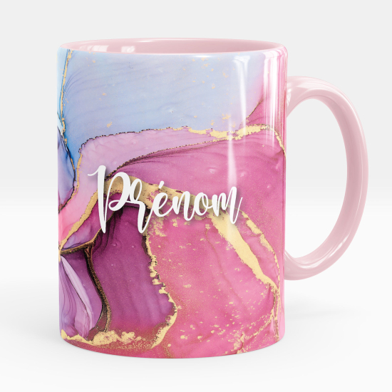 Personalized Mug - Marbled effect