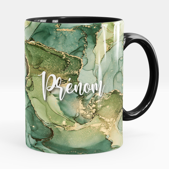 Personalized Mug - Marbled effect