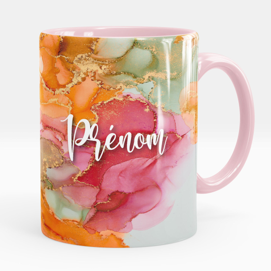 Personalized Mug - Marbled effect