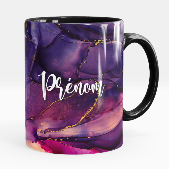 Personalized Mug - Marbled effect