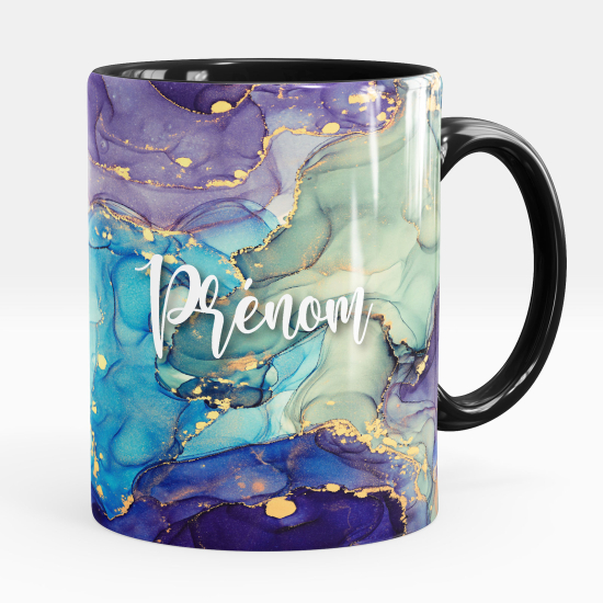 Personalized Mug - Marbled effect