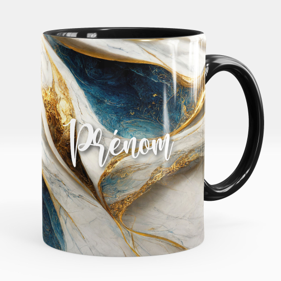 Personalized Mug - Marbled effect