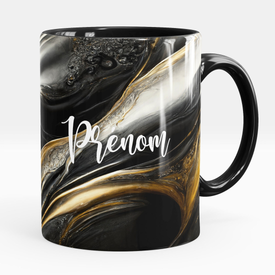 Personalized Mug - Marbled effect