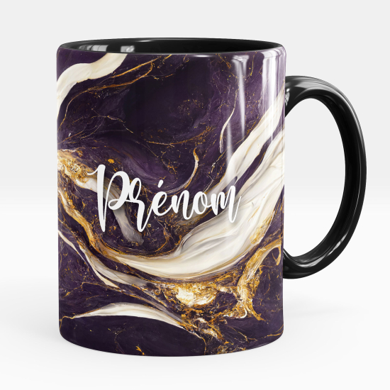 Personalized Mug - Marbled effect