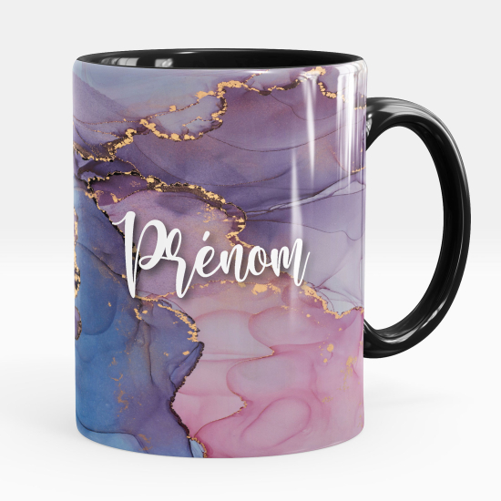 Personalized Mug - Marbled effect