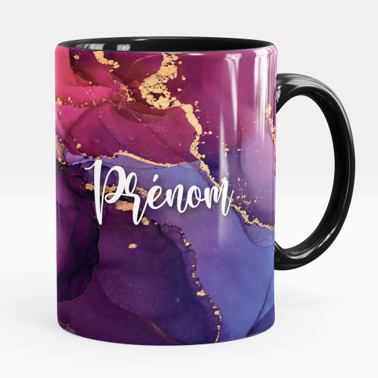 Personalized Mug - Marbled effect