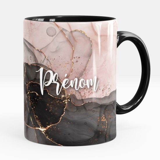 Personalized Mug - Marbled effect