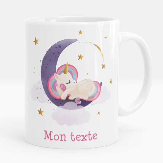 Personalized Mug - Moon unicorn