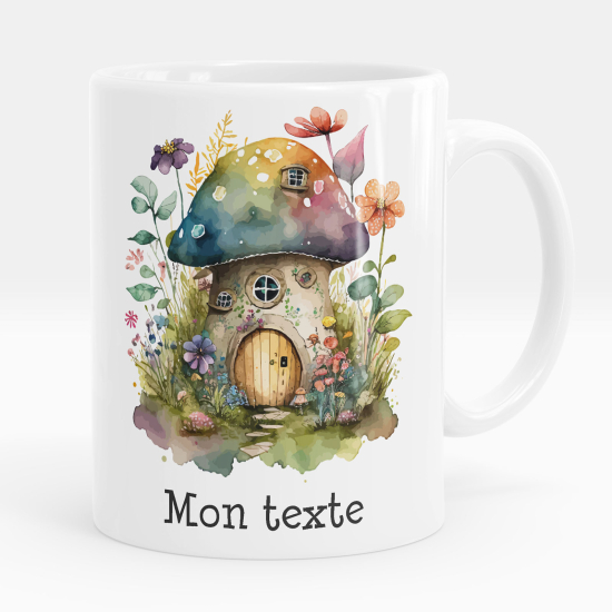 Personalized Mug - Mushroom House