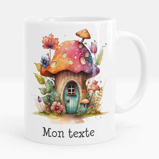 Personalized Mug - Mushroom House