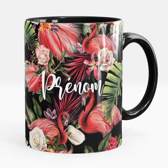 Personalized Mug - Pink flamingo