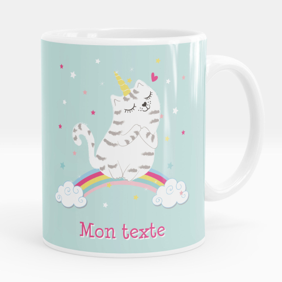 Personalized Mug - Rainbow Cat