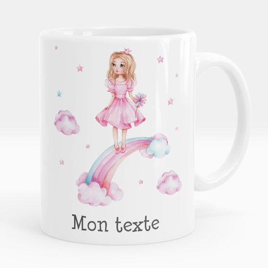 Personalized Mug - Rainbow girl