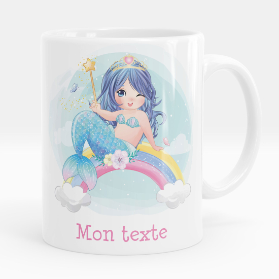 Personalized Mug - Rainbow Siren