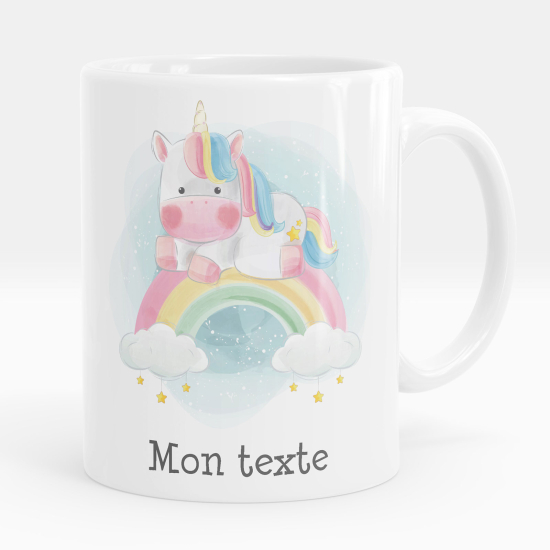 Personalized Mug - Rainbow Unicorn