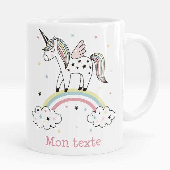 Personalized Mug - Rainbow unicorn