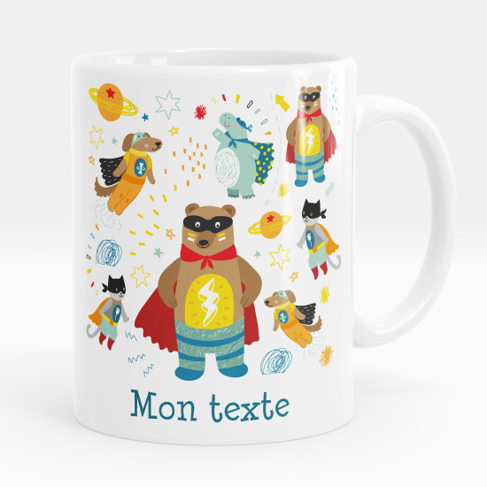 Personalized Mug - Superhero Animals