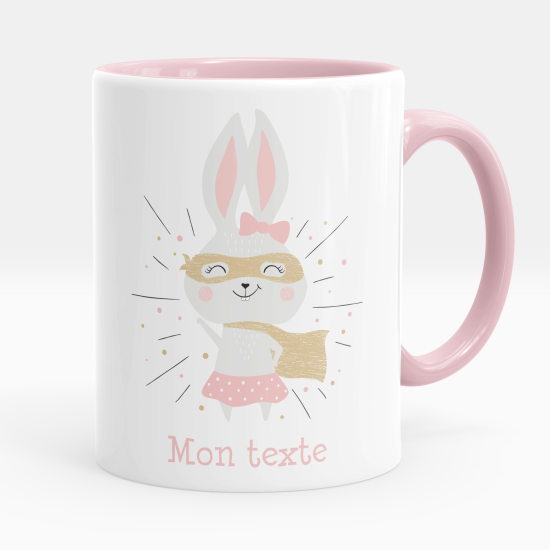 Personalized Mug - Superhero Bunny