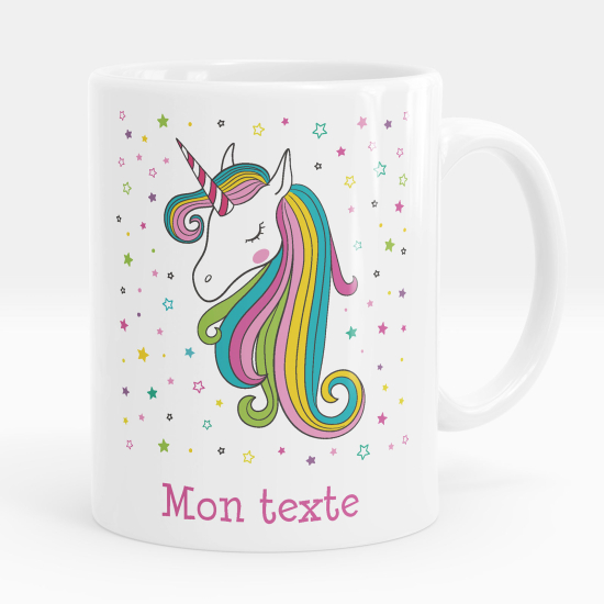 Personalized Mug - Unicorn Stars