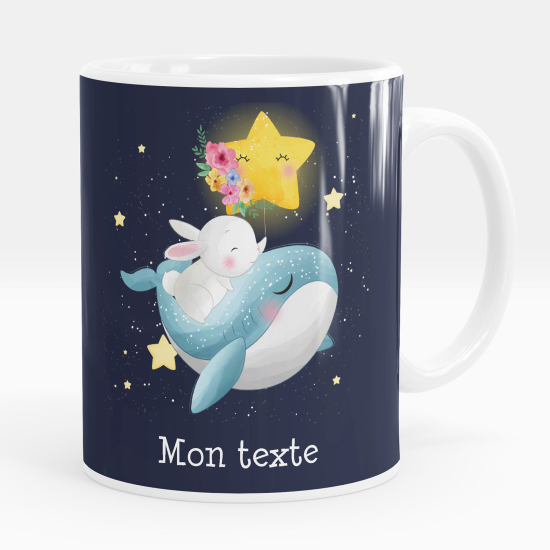 Personalized Mug - Whale rabbit