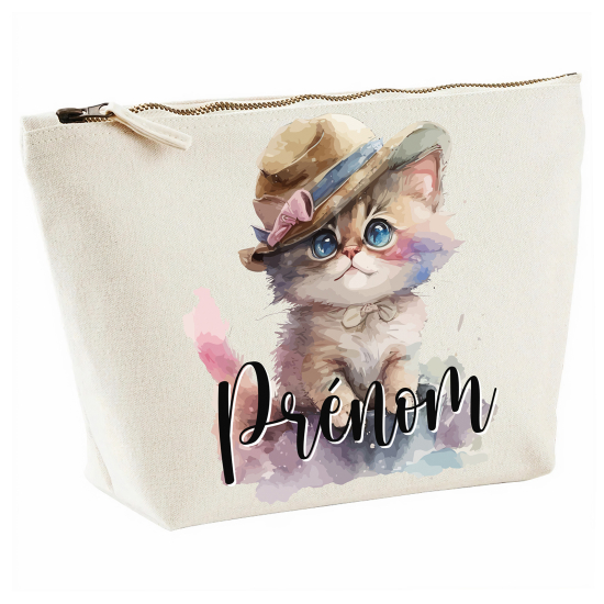 Personalized Pencil / Pouch - Cat