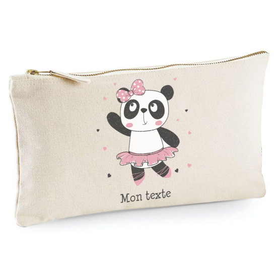 Personalized Pencil / Pouch - Dancing Panda