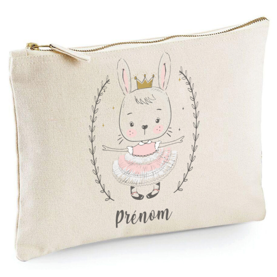 Personalized Pencil / Pouch - Dancing Rabbit