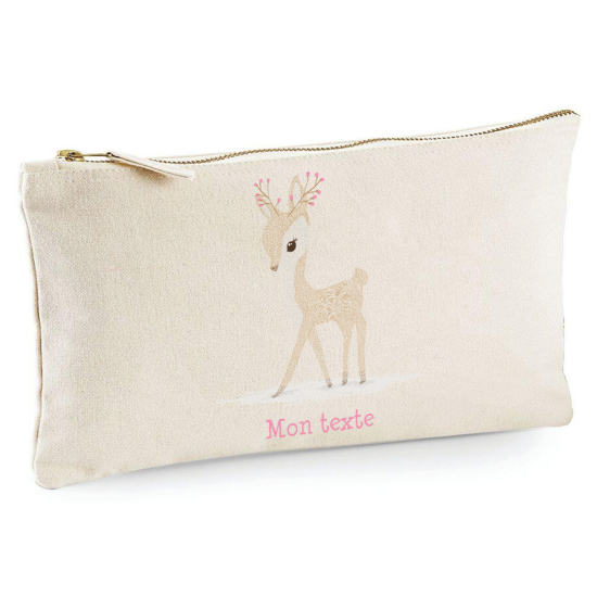 Personalized Pencil / Pouch - Fawn