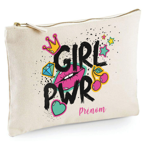 Personalized Pencil / Pouch - Girl power