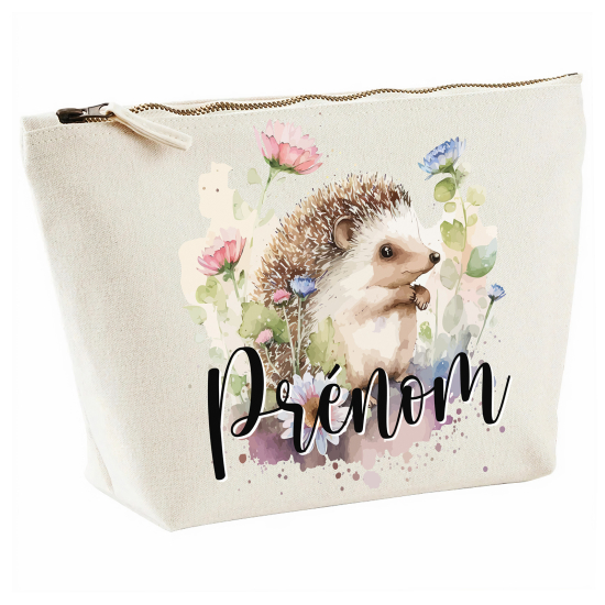 Personalized Pencil / Pouch - Hedgehog