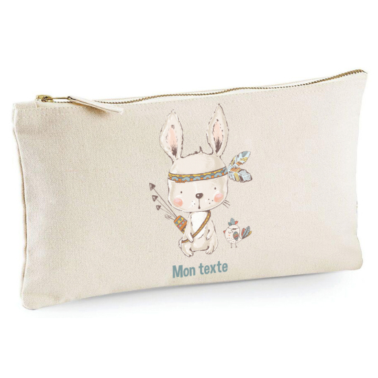 Personalized Pencil / Pouch - Indian rabbit