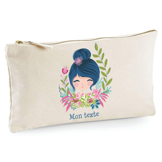 Personalized Pencil / Pouch - Little girl