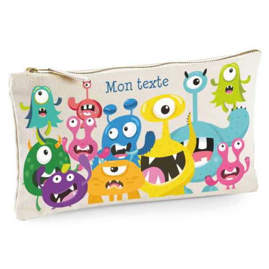 Personalized Pencil / Pouch - Monsters