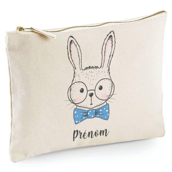 Personalized Pencil / Pouch - Mr. Rabbit