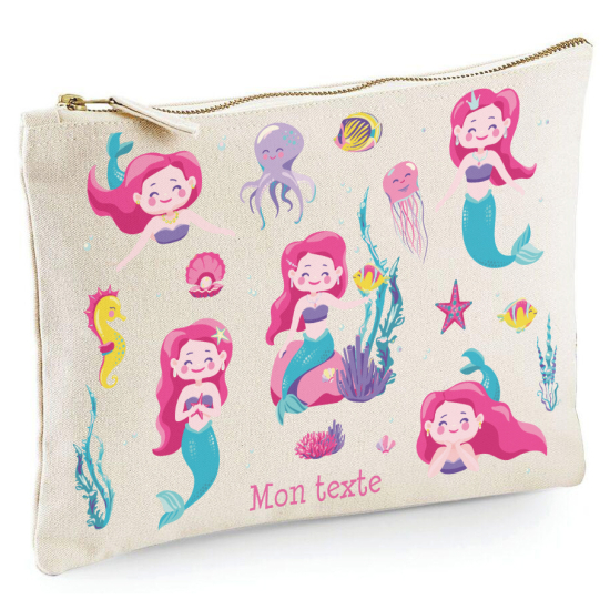 Personalized Pencil / Pouch - Ocean Sirens