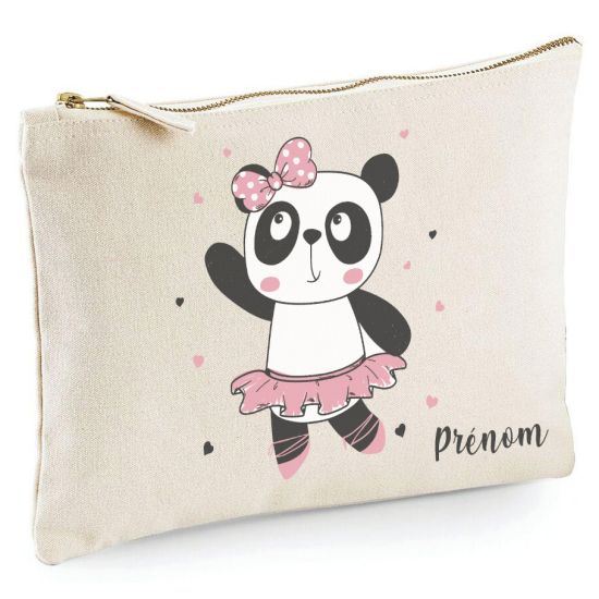 Personalized Pencil / Pouch - Panda dancer