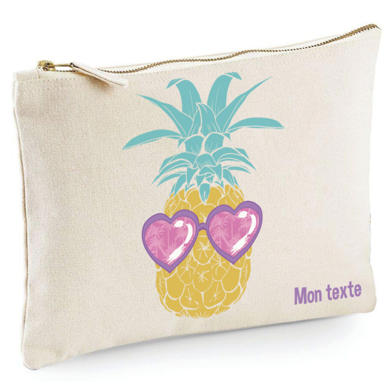 Personalized Pencil / Pouch - Pineapple