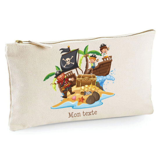 Personalized Pencil / Pouch - Pirate Island