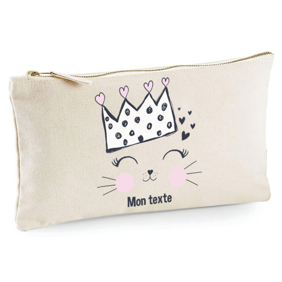 Personalized Pencil / Pouch - Princess cat