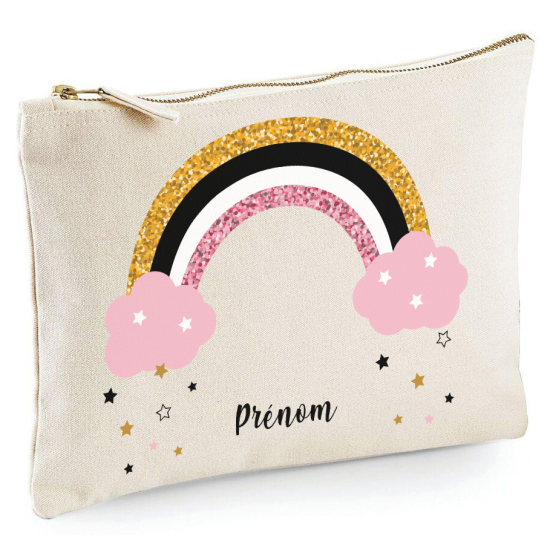 Personalized Pencil / Pouch - Rainbow